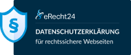 eRecht24-Siegel: Datenschutzerklärung